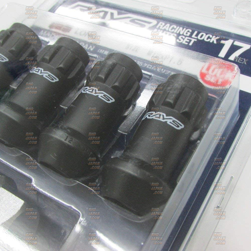 Rays 17HEX L48 Racing Bolt Lock Nut Set Long Type - M12x1.5 48mm